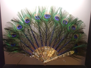 peacock fan by Duvelleroy